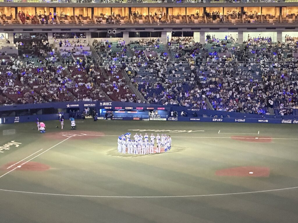 バンテリンドーム ドコモビジネスプライムツイン 席からの景色